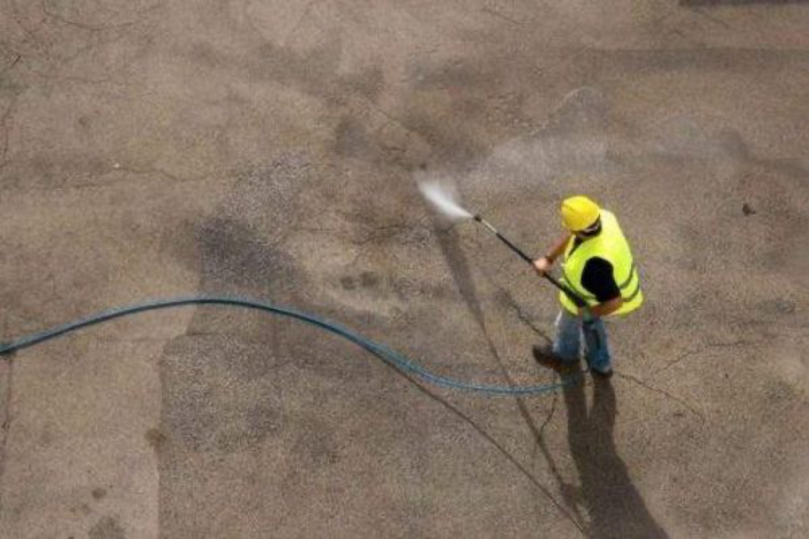 Commercial parking lot pressure washing — LaGrange, GA