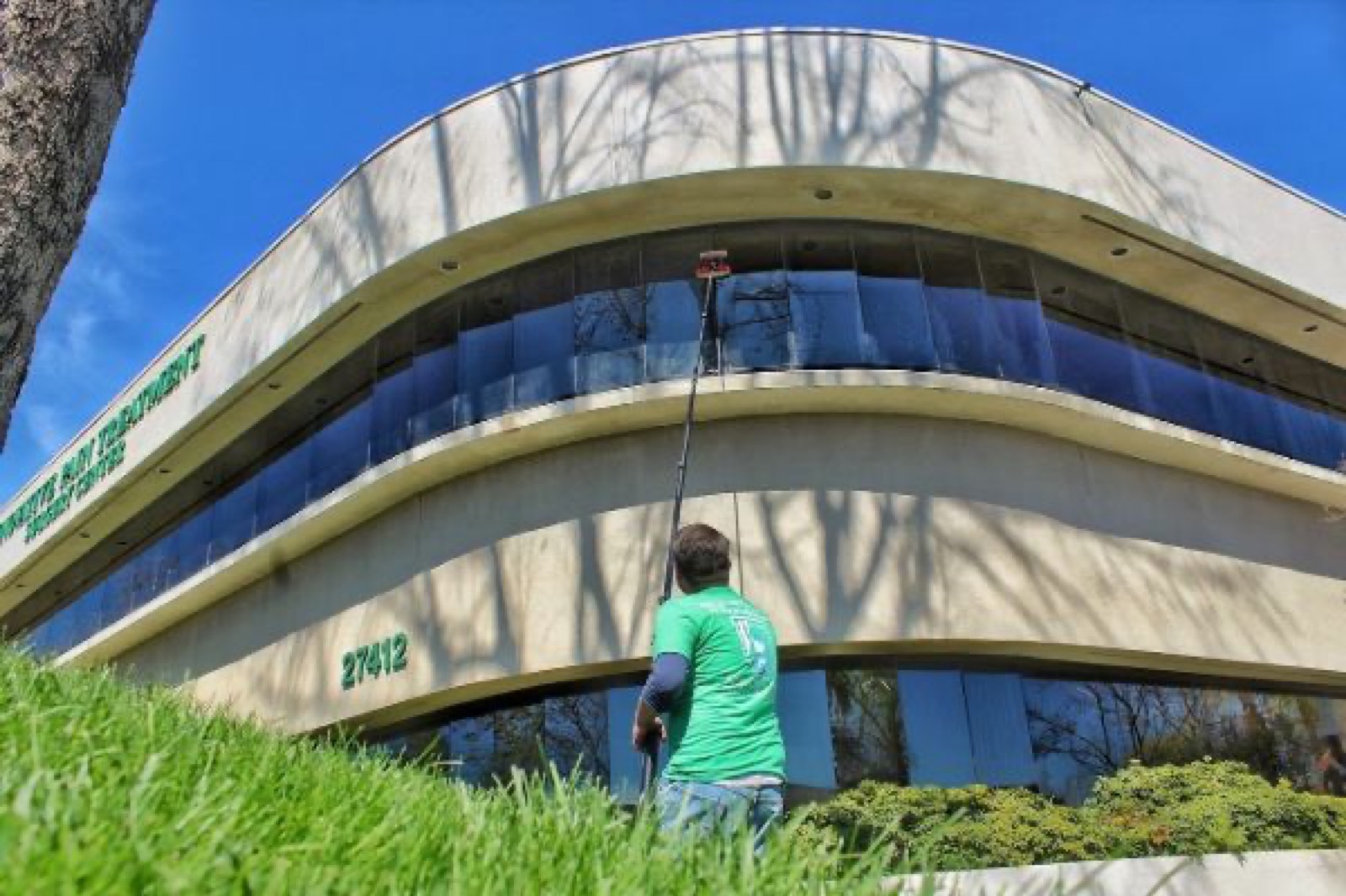 Commercial building window cleaning — LaGrange, GA