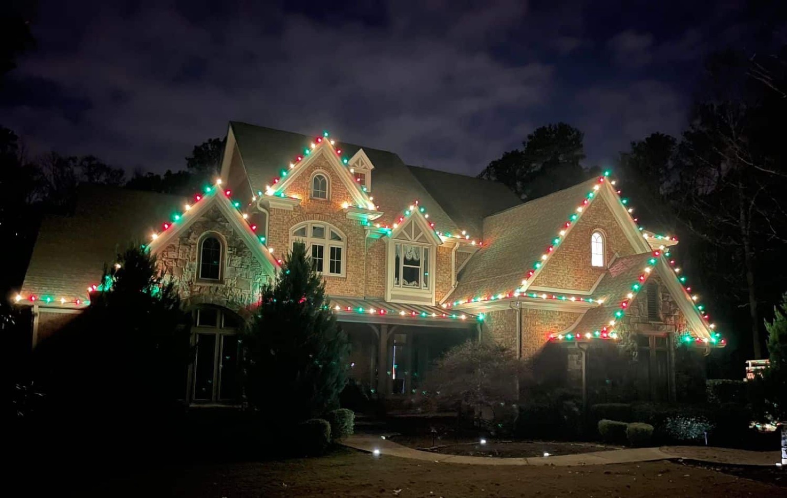 Holiday lighting installation — LaGrange, GA